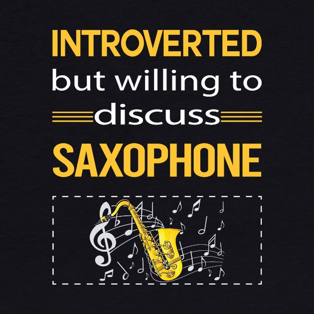 Funny Introverted Saxophone by symptomovertake